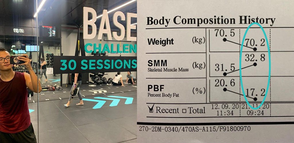 How Darby improved his fitness, dropped 3.4% body fat and gained 1.3kg of  muscle in 60 days - BASE