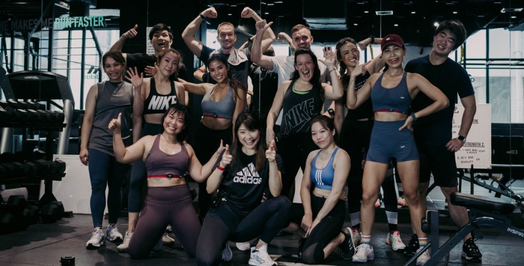 A strong fitness community at BASE gym in Bangkok