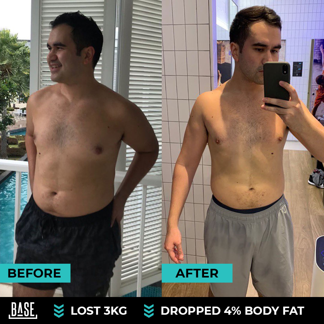 How Caspar lost 3kg and dropped 4% body fat in 60-day BASELINE Challenge